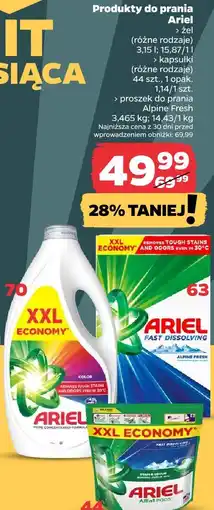 Netto Produkty do prania Ariel oferta
