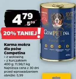Netto Karma mokra dla psów Competina oferta