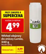 Biedronka Wkład olejowy do zniczy Lumia oferta