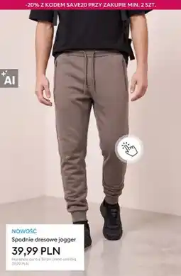 Sinsay Spodnie dresowe jogger oferta