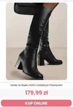 Renee Kozaki na słupku Vices z ozdobnym przeszyciem oferta