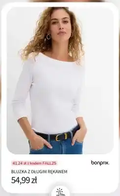 BonPrix Bluzka z długim rękawem Bonprix oferta