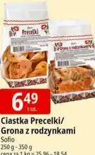 E.Leclerc Ciastka Precelki/Grona z rodzynkami Sofio oferta