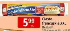 E.Leclerc Ciasto francuskie XXL Henglein oferta