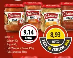 DUO-TES Pudliszki Flaki Wołowe w Rosole oferta