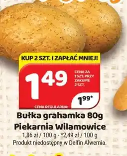 Delfin Bułka grahamka 80g oferta