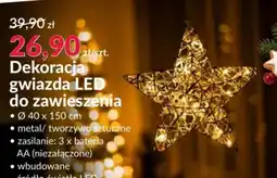 Agata Meble Dekoracja gwiazda LED do zawieszenia oferta