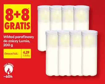 Wkład parafinowy do zniczy Lumia