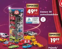 Biedronka Zestaw 20 samochodzików EleFun oferta