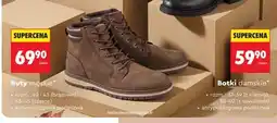 Biedronka Buty męskie, Botki damskie Clevé oferta