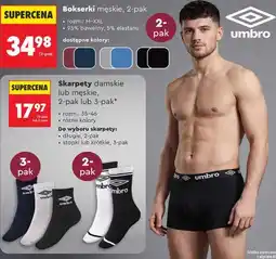Biedronka Bokserki męskie 2 pak oferta