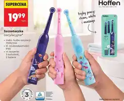Biedronka Szczoteczka oscylacyjna Hoffen oferta