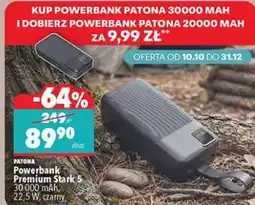 Biedronka Powerbank Patona Premium Stark 5 30 000 mAh oferta