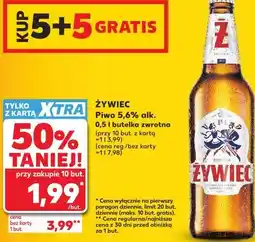 Kaufland Piwo 5,6% alk. Żywiec oferta