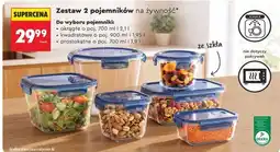 Biedronka Zestaw 2 pojemników na żywność Smukee oferta