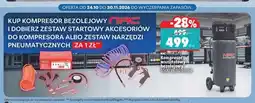 Biedronka NAC Kompresor warsztatowy bezolejowy 1500 W, 10 barów oferta