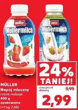 Kaufland Müller Müllermilch Napój mleczny różne rodzaje oferta