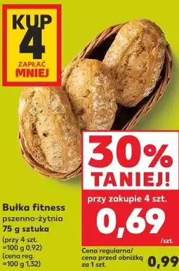 Kaufland Bułka fitness pszenno-żytnia oferta