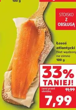 Kaufland Łosoś atlantycki filet wędzony na zimno oferta