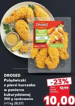 Kaufland DROSED Polędwiczki z piersi kurczaka w panierce kukurydzianej oferta