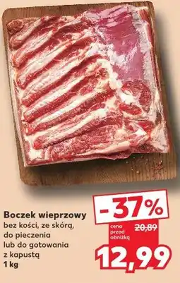 Kaufland Boczek wieprzowy bez kości, ze skórą oferta