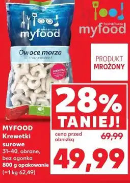 Kaufland MyFood Krewetki surowe obrane oferta