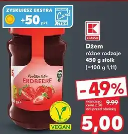 Kaufland Dżem K-Classic różne rodzaje oferta
