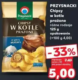 Kaufland Chipsy w kotle prażone Przysnacki różne rodzaje oferta