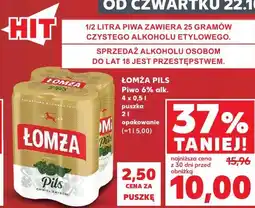 Kaufland ŁOMŻA PILS Piwo 6% alk oferta