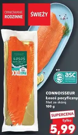 Kaufland CONNOISSEUR Łosoś pacyficzny filet ze skórą oferta