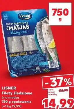 Kaufland Lisner Filety śledziowe à la matias oferta