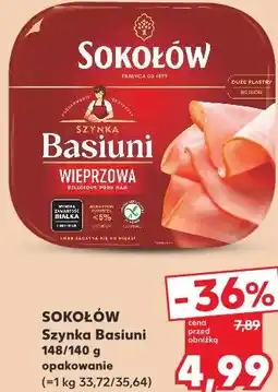 Kaufland Szynka Basiuni Sokołów oferta