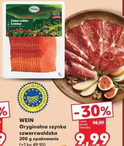 Kaufland Oryginalna szynka szwarcwaldzka Wein oferta