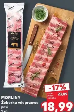 Kaufland Morliny Żeberka wieprzowe paski oferta