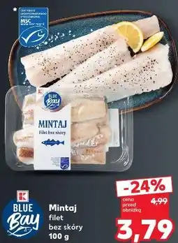 Kaufland BLUE BAY Mintaj filet bez skóry oferta