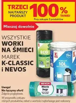 Kaufland Wszystkie worki na śmieci marek K-Classic i Nevos oferta