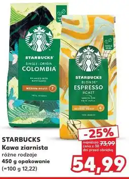 Kaufland STARBUCKS Kawa ziarnista różne rodzaje oferta