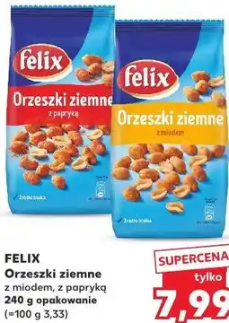 Kaufland FELIX Orzeszki ziemne z miodem, z papryką oferta