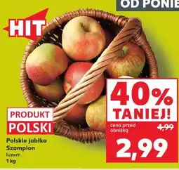 Kaufland Polskie jabłka Szampion luzem oferta