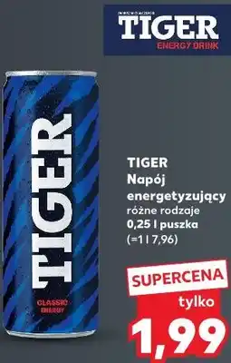 Kaufland Tiger Napój energetyzujący różne rodzaje oferta