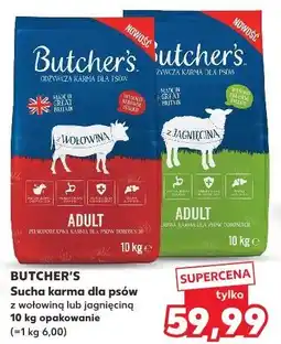Kaufland Butcher's Sucha karma dla psów z wołowiną lub jagnięciną oferta