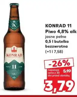 Kaufland KONRAD 11 Piwo 4,8% alk. jasne pełne oferta