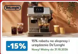 Kaufland De'Longhi 15% rabatu na ekspresy i urządzenia oferta