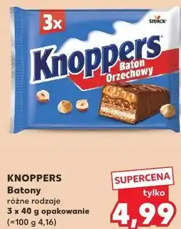 Kaufland Batony orzechowe Knoppers oferta