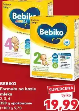 Kaufland Bebiko Formuła na bazie mleka 2, 3, 4 oferta