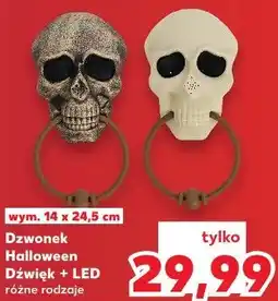 Kaufland Dzwonek Halloween Dźwięk + LED różne rodzaje oferta