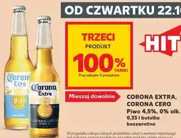 Kaufland Corona Extra, Corona Cero Piwo 4,5%, 0% alk oferta