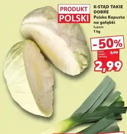Kaufland Polska Kapusta na gołąbki luzem oferta