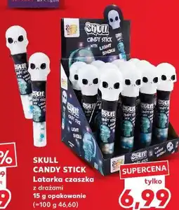 Kaufland SKULL CANDY STICK Latarka czaszka z drażami oferta