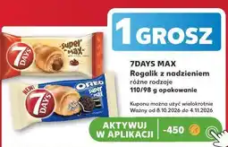 Kaufland 7Days MAX Rogalik z nadzieniem różne rodzaje oferta